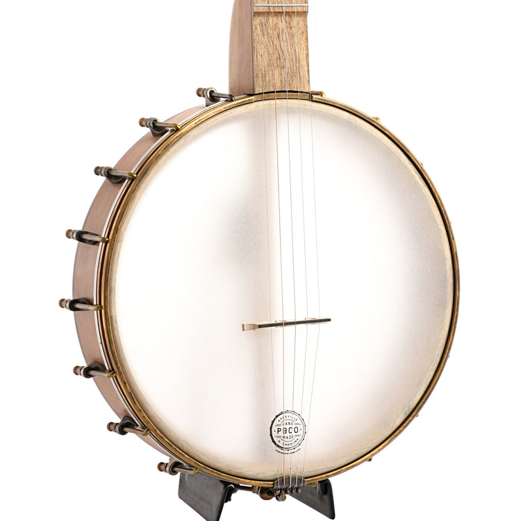 Image 3 of Pisgah Banjo Co. 12" Cherry Possum Openback Banjo, Standard Scale - SKU# PP12S-C-B : Product Type Open Back Banjos : Elderly Instruments