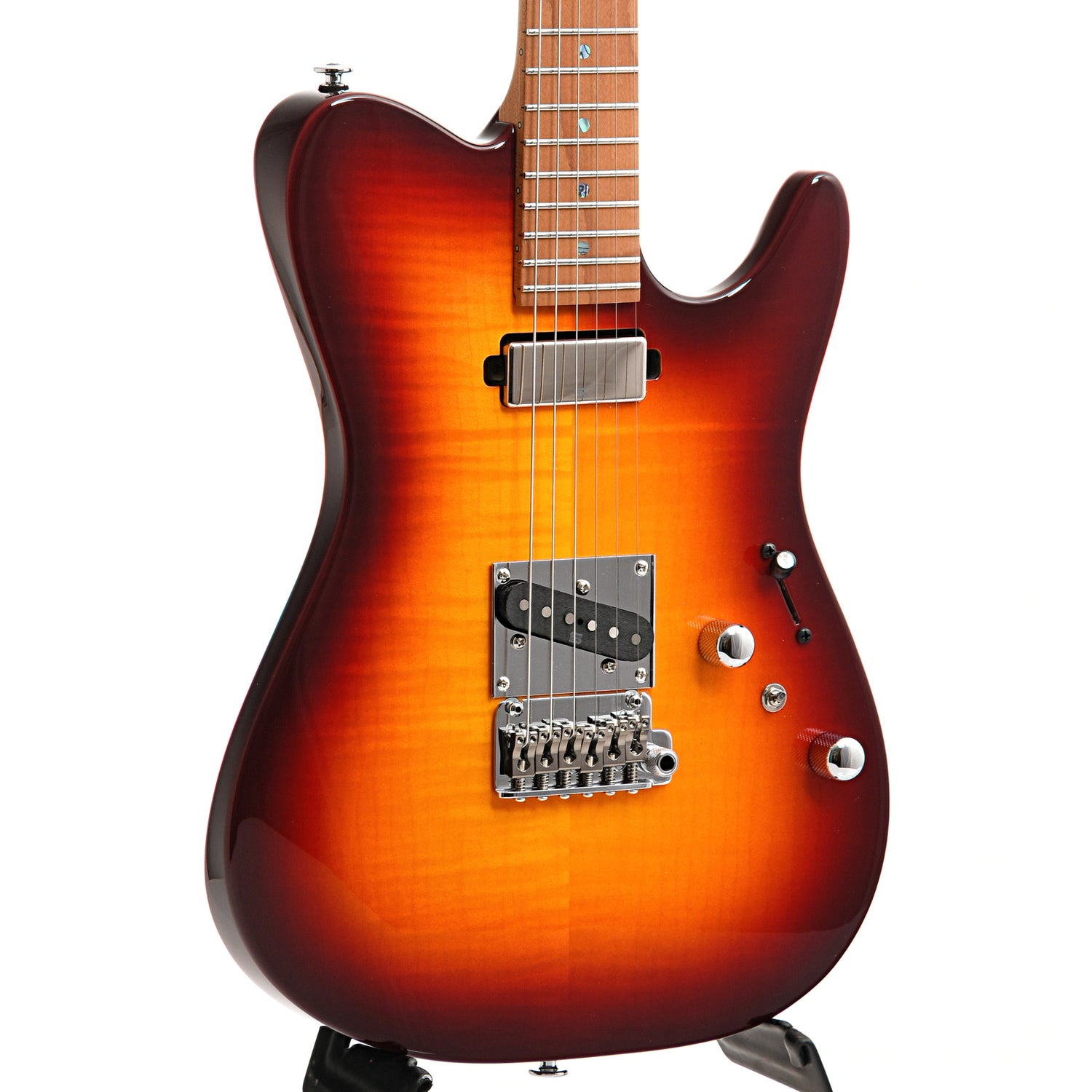 Image 3 of Ibanez Prestige Series AZS2200F Electric Guitar, Sunset Burst - SKU# AZS2200F-STB : Product Type Solid Body Electric Guitars : Elderly Instruments