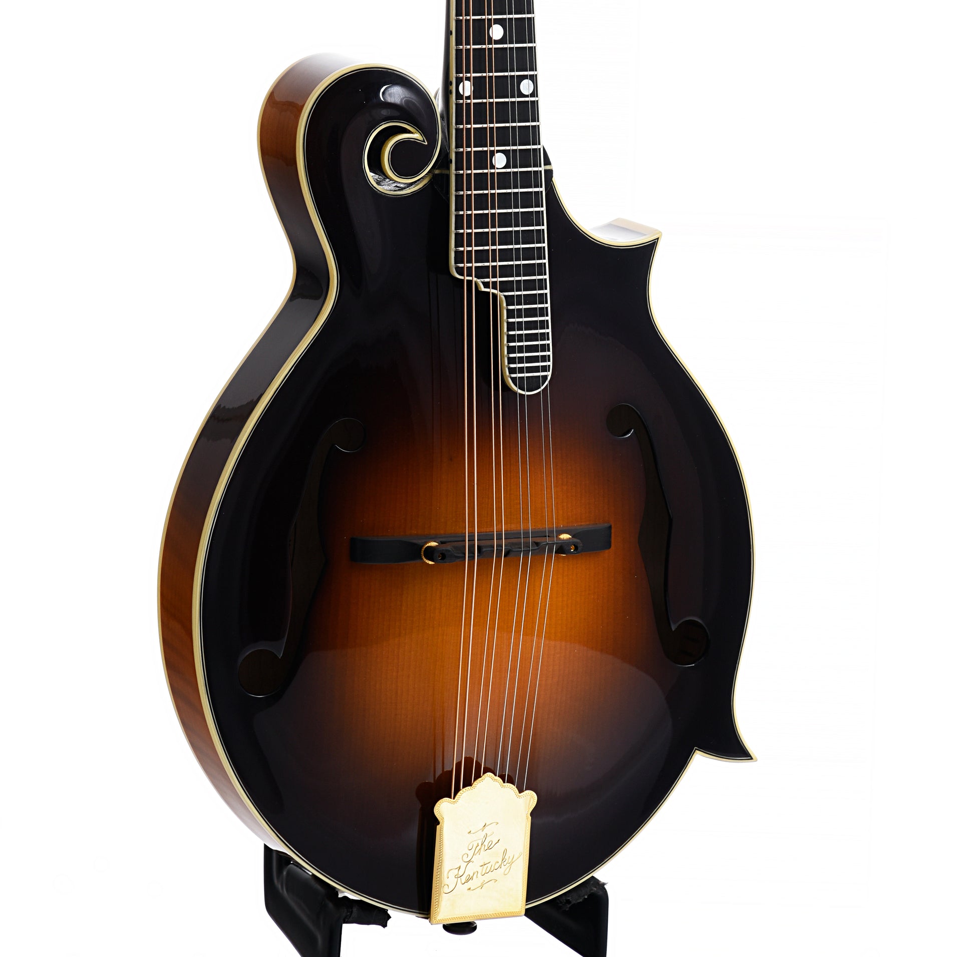 front and side of KENTUCKY KM-1500 F-Model Mandolin