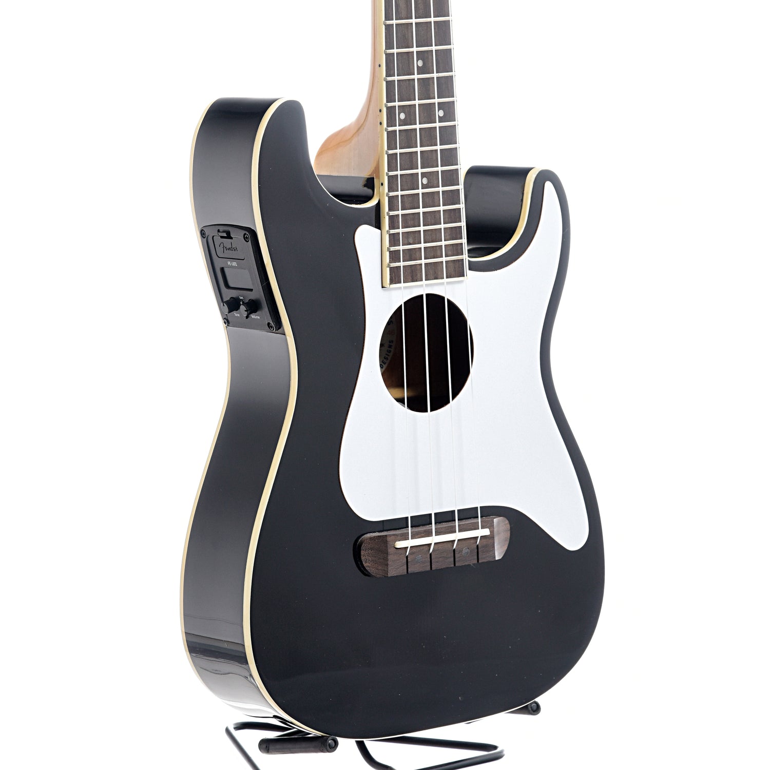 Fender Fullerton Strat Ukulele, Black