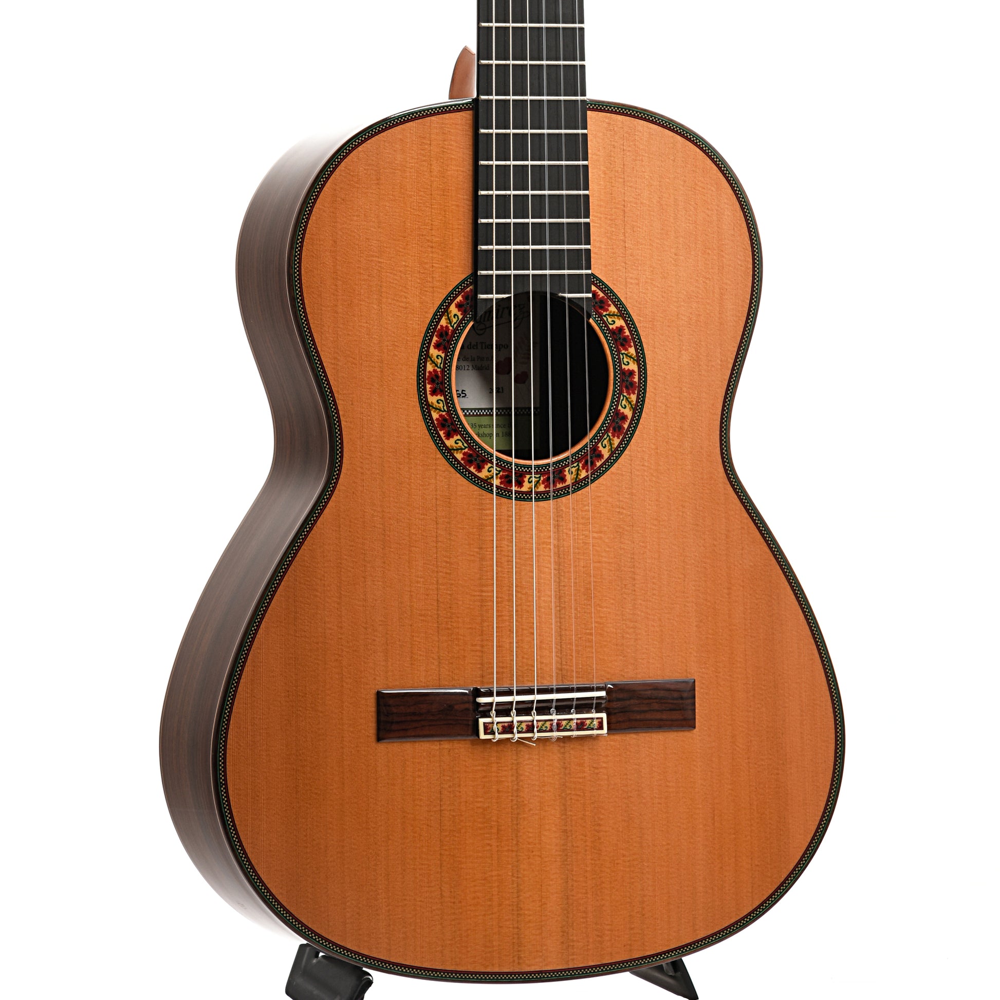 Image 4 of Jose Ramirez Guitarra Del Tiempo Classical Guitar and Case, Cedar Top Model - SKU# RAMDELTC : Product Type Classical & Flamenco Guitars : Elderly Instruments