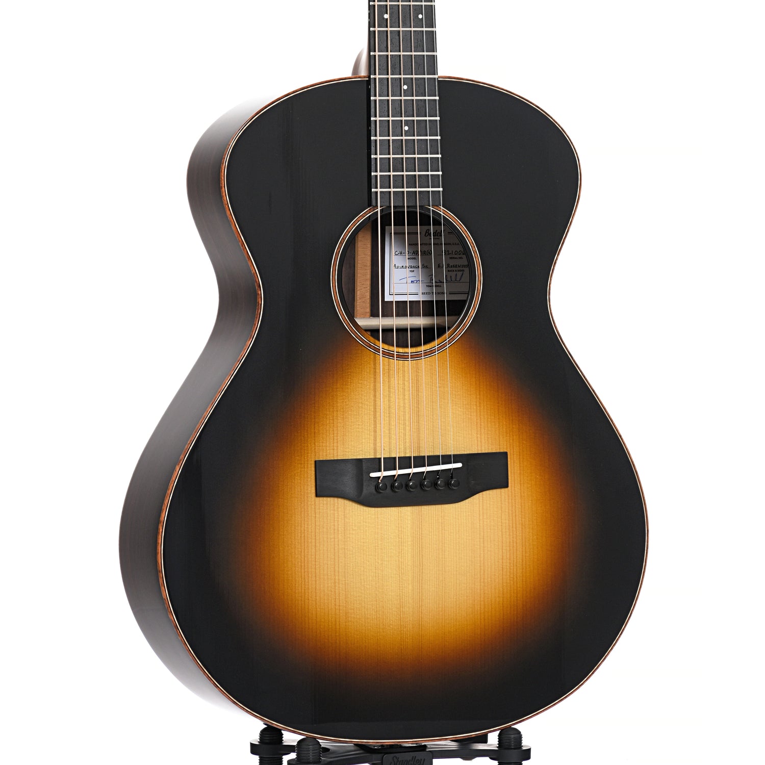 Image 3 of Bedell Coffee House Orchestra Acoustic Guitar, Adirondack Spruce & Indian Rosewood- SKU# BEDCOM : Product Type Flat-top Guitars : Elderly Instruments