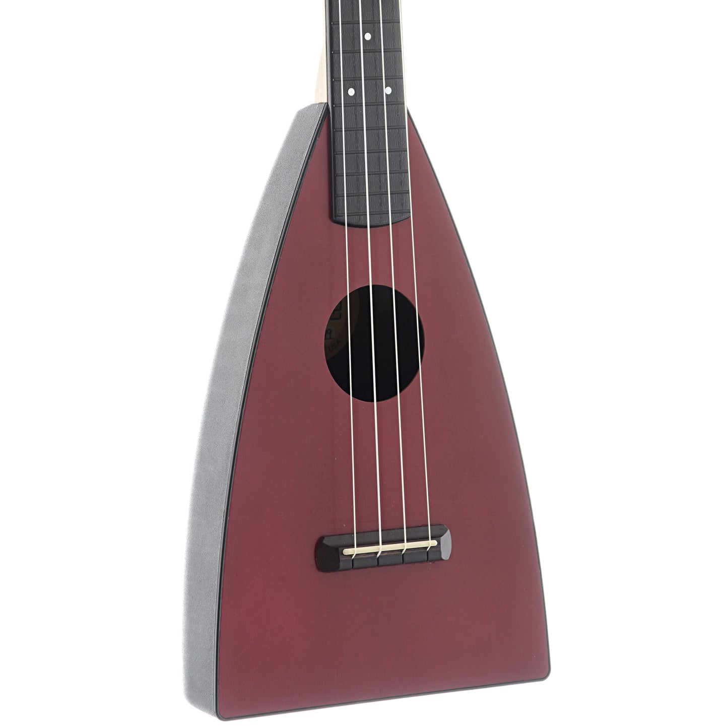Image 3 of MAGIC FLUKE COMPANY FLUKE UKULELE, TENOR, HIBISCUS RED FINISH WITH CINCH SACK - SKU# MFFLU-T-HIB : Product Type Tenor Ukuleles : Elderly Instruments