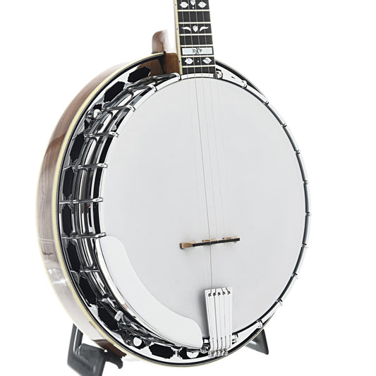 Image 1 of DP Hopkins Walnut Deluxe Banjo & Case - SKU# DPH1-5 : Product Type Resonator Back Banjos : Elderly Instruments