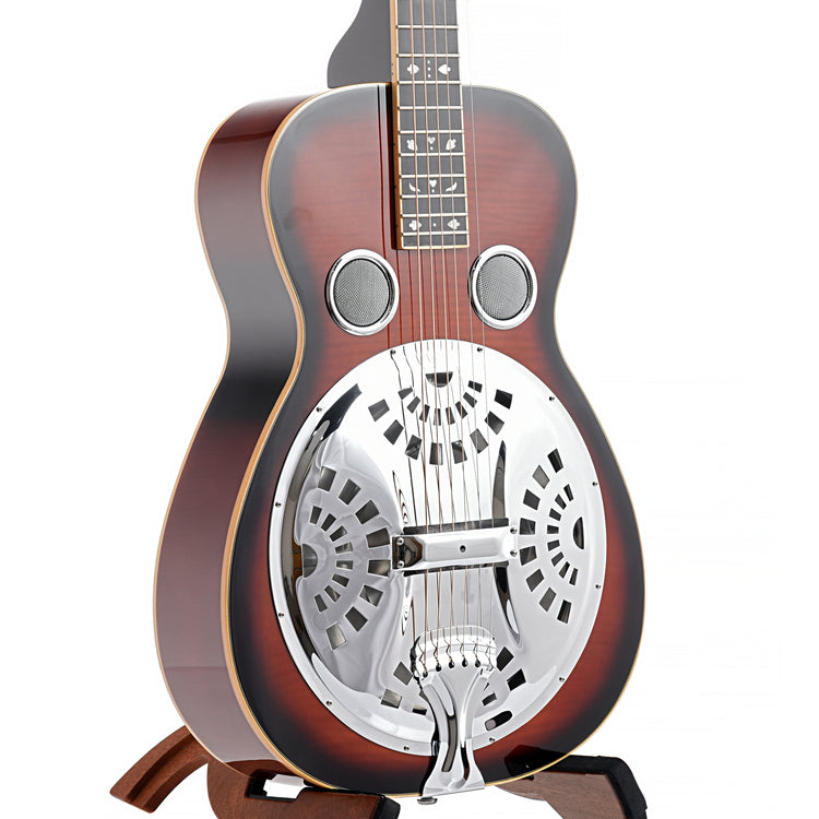 Image 3 of Beard Gold Tone PBS-D Maple Deluxe, Squareneck Resonator Guitar with Pickup & Case - SKU# BGT3S-E : Product Type Resonator & Hawaiian Guitars : Elderly Instruments