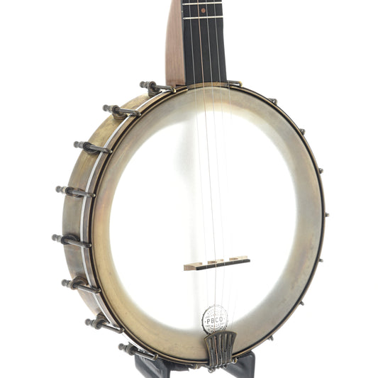 Image 1 of Pisgah 11" Cherry Rambler Dobson Special Brass A-Scale Openback Banjo - SKU# PRDSP-199793 : Product Type Open Back Banjos : Elderly Instruments