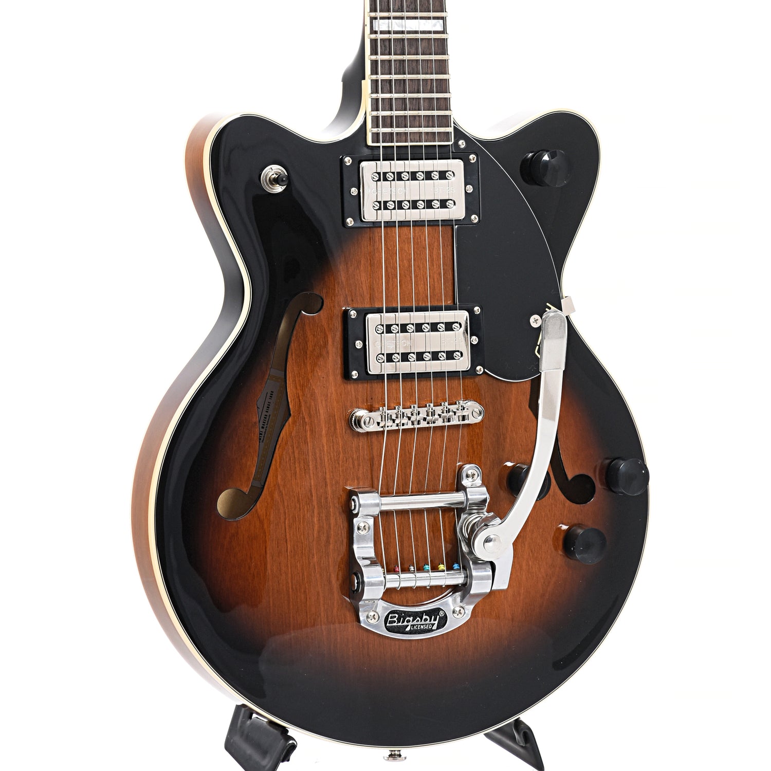 Image 3 of Gretsch G2655T Streamliner Center Block Jr. with Bigsby, Brownstone Maple- SKU# G2655TBRNM : Product Type Hollow Body Electric Guitars : Elderly Instruments