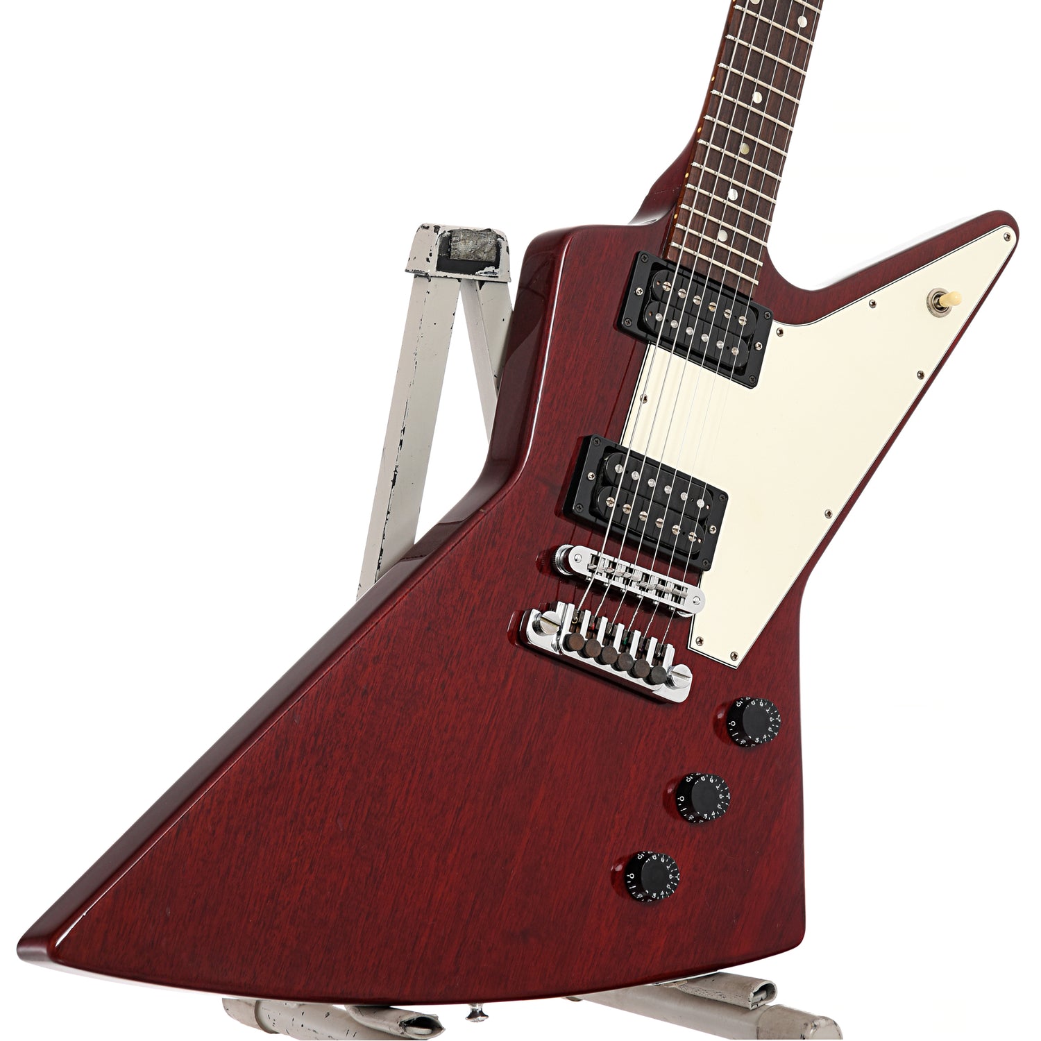 Front and side of Gibson Explorer