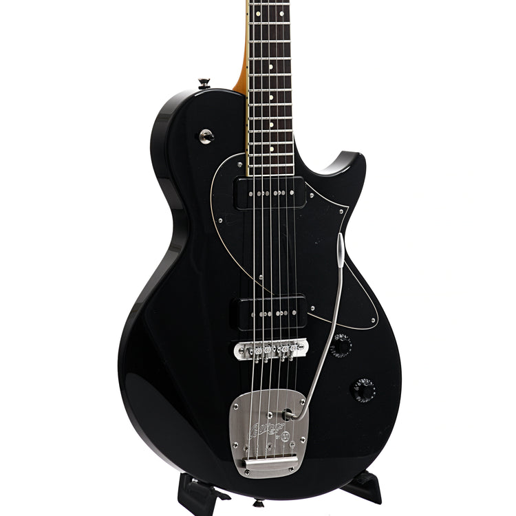 Image 5 of Collings 360 Baritone & Case, Jet Black, Bound Fingerboard - SKU# 360BAR-BLKIV : Product Type Solid Body Electric Guitars : Elderly Instruments
