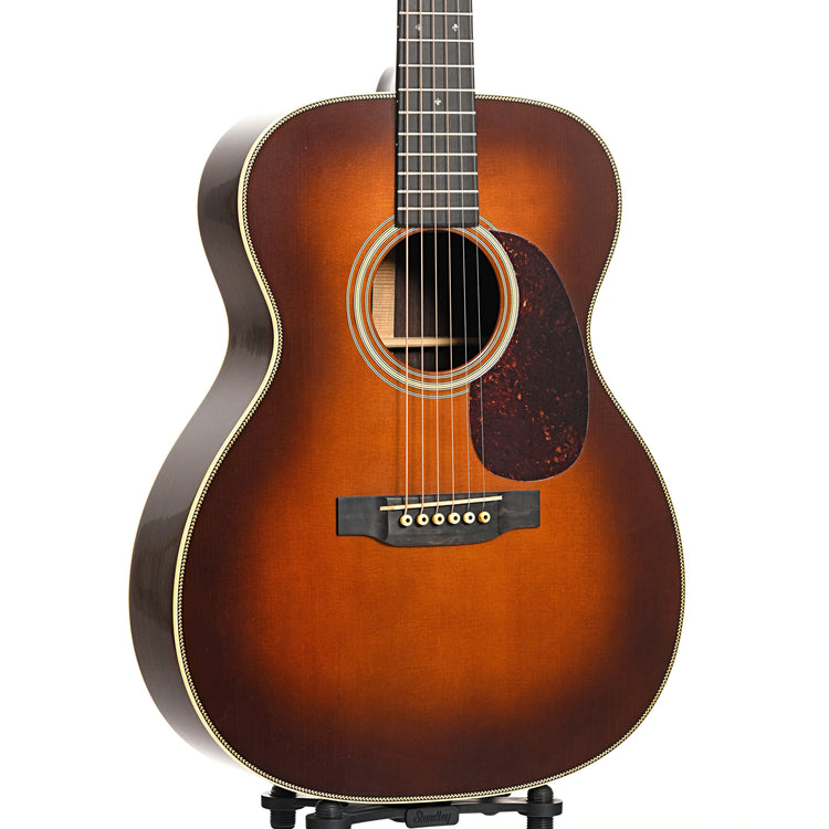 Image 3 of Martin Custom 000-28 Authentic 1937 Guitar & Case, Aged Ambertone - SKU# 00028AUTH37CE-AGED-AMB : Product Type Flat-top Guitars : Elderly Instruments