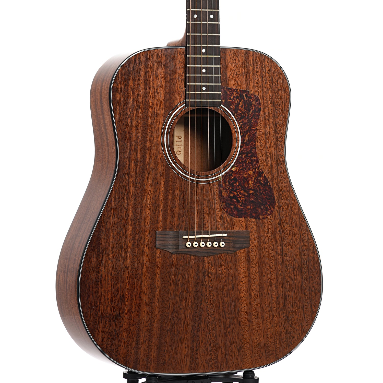 Front and side of Guild D-120 Acoustic