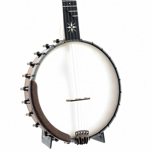 Image 2 of OME North Star Openback Banjo & Case, Curly Maple - SKU# NSTAR-CMPL : Product Type Open Back Banjos : Elderly Instruments