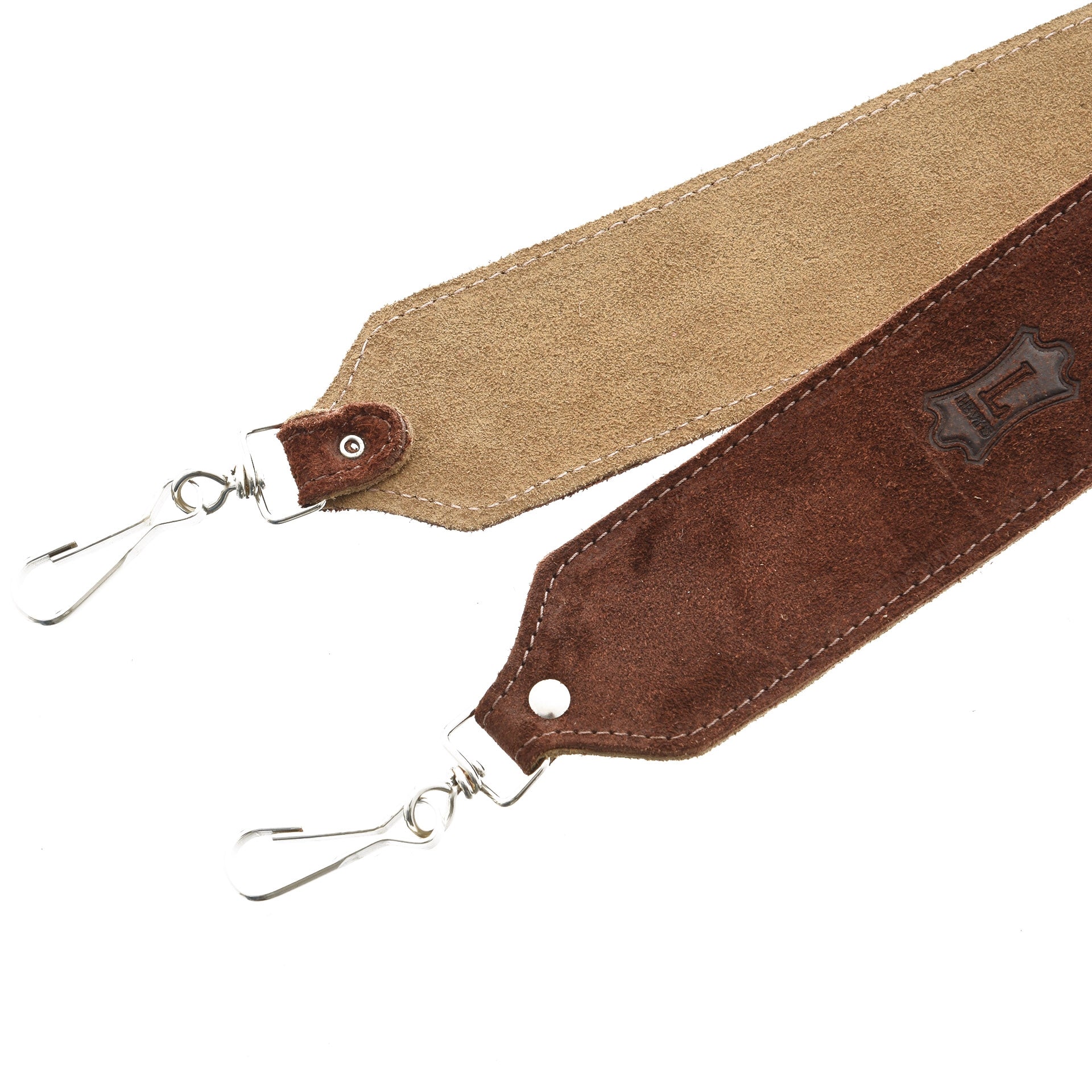Metal clips of Levy 2" Suede Leather Banjo Strap