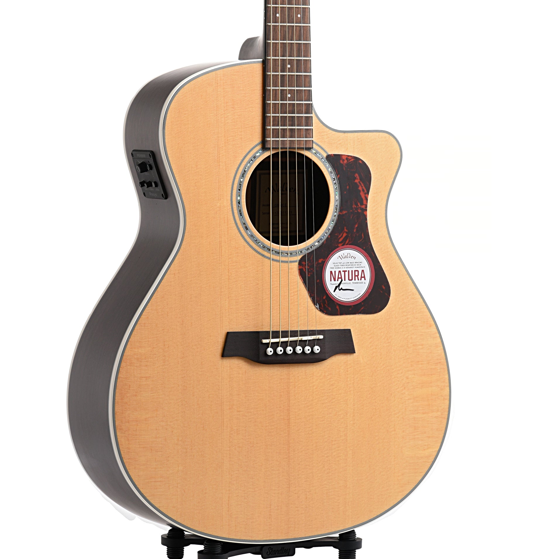 Image 3 of Walden Natura G800CE Acoustic-Electric Guitar & Gigbag - SKU# G800CE : Product Type Flat-top Guitars : Elderly Instruments