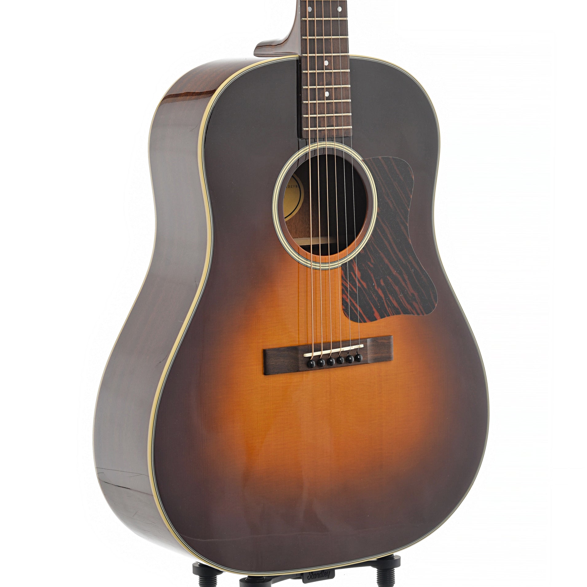 Front and Side of Farida Old Town Series OT-65 X Wide VBS Acoustic Guitar