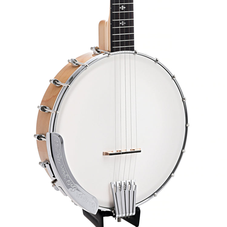 Front and Side of Gold Tone CC-100 Cripple Creek Openback Banjo