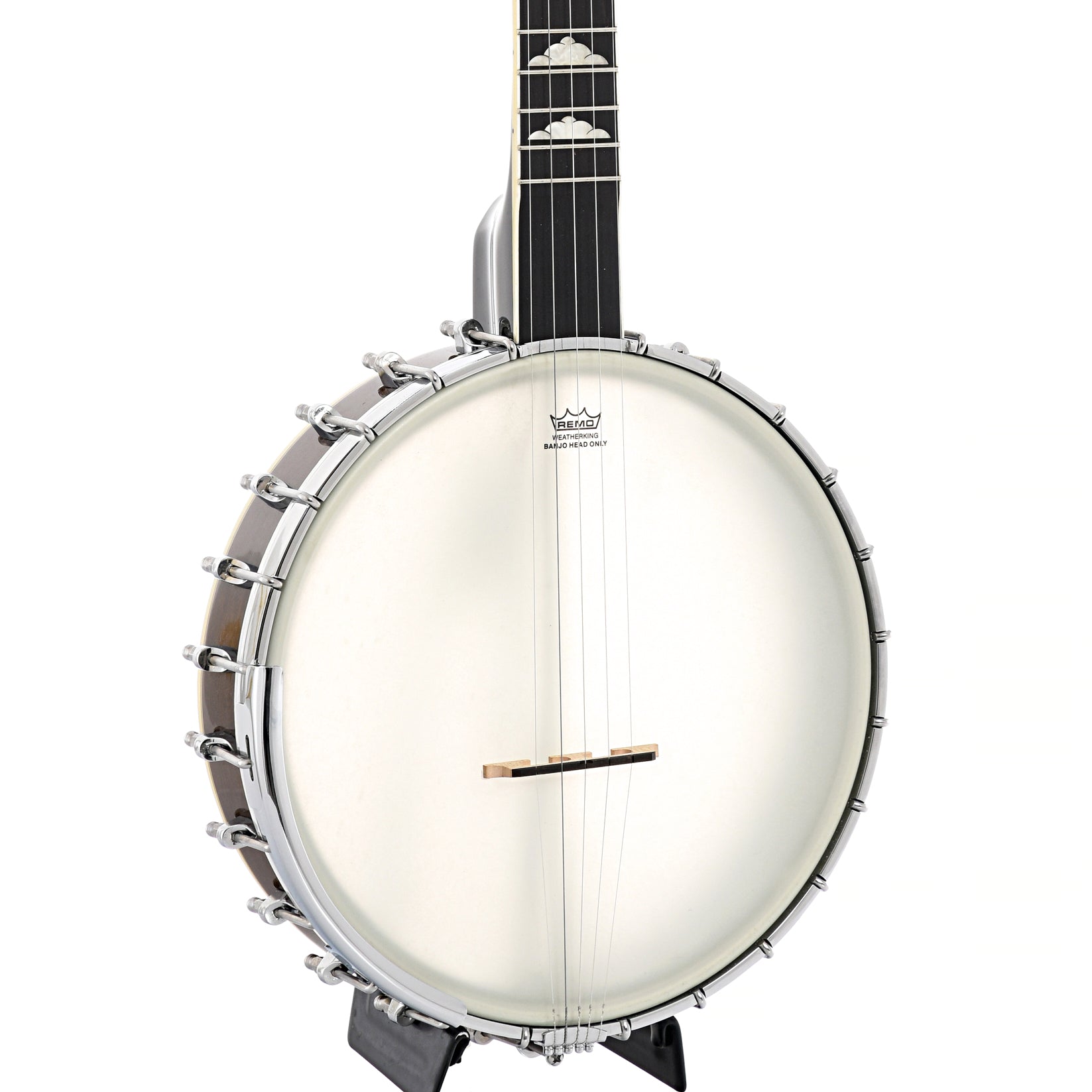Front and side of Gold Tone WL-250 Whyte Laydie Openback Banjo