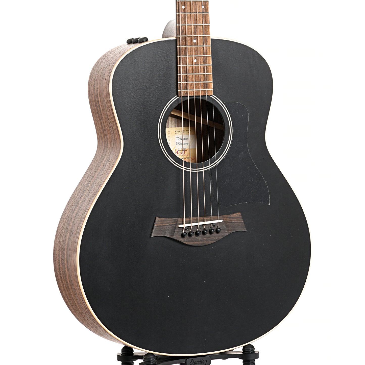 Image 3 of Taylor GTe Blacktop Acoustic/Electric Guitar- SKU# GTEBT : Product Type Flat-top Guitars : Elderly Instruments