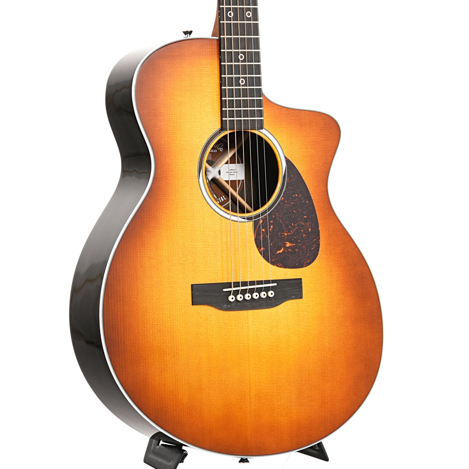 Image 3 of Martin SC-13E Special Burst Cutaway Guitar & Case, LR Baggs Element Pickup- SKU# SC13ESP-SB : Product Type Flat-top Guitars : Elderly Instruments