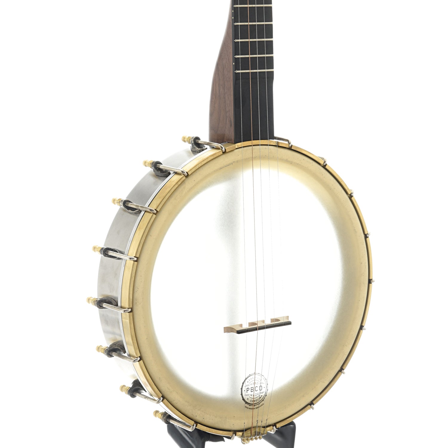 Image 2 of Pisgah 11" Walnut Rambler Dobson Standard A-Scale Openback Banjo - SKU# PRDW11A : Product Type Open Back Banjos : Elderly Instruments