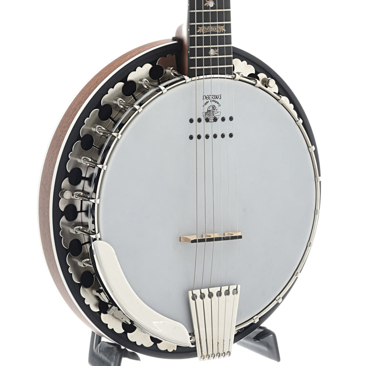 Image 2 of Deering B-6AE Boston 6-String Acoustic-Electric Banjo Guitar & Case - SKU# BOSTON6AE : Product Type 6-string Banjos : Elderly Instruments