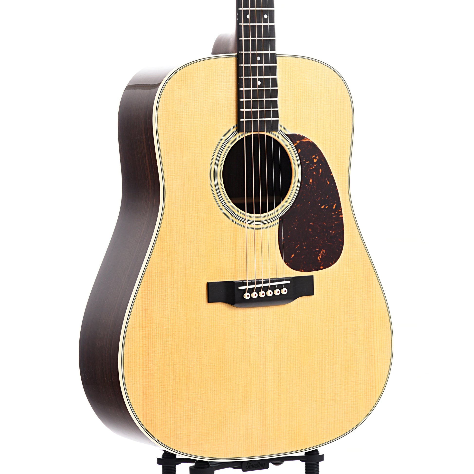 Front and Side of Martin D-28 Guitar