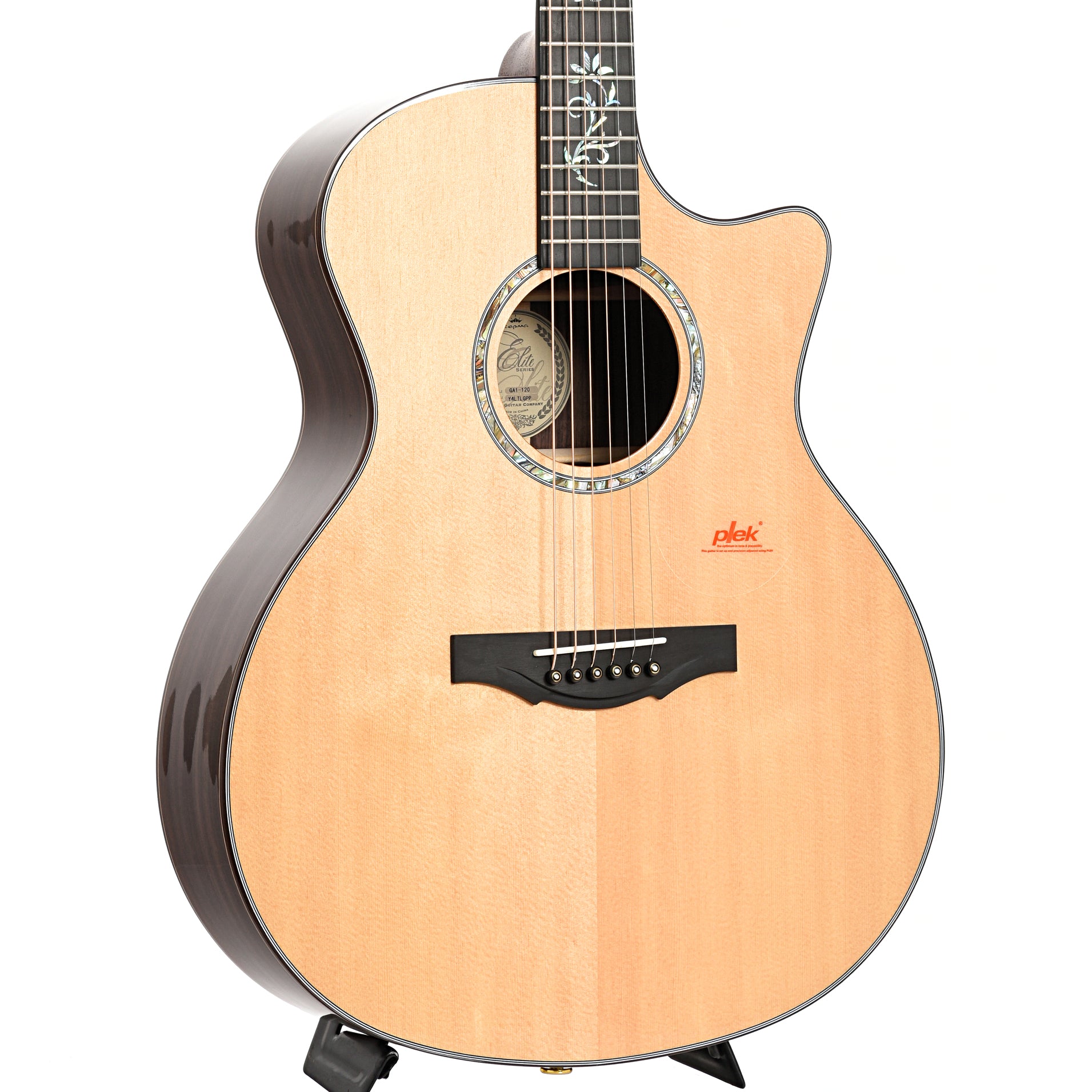 Image 3 of Kepma Elite GA1-120 Grand Auditorium Acoustic Guitar with Case - SKU# GA1-120 : Product Type Flat-top Guitars : Elderly Instruments