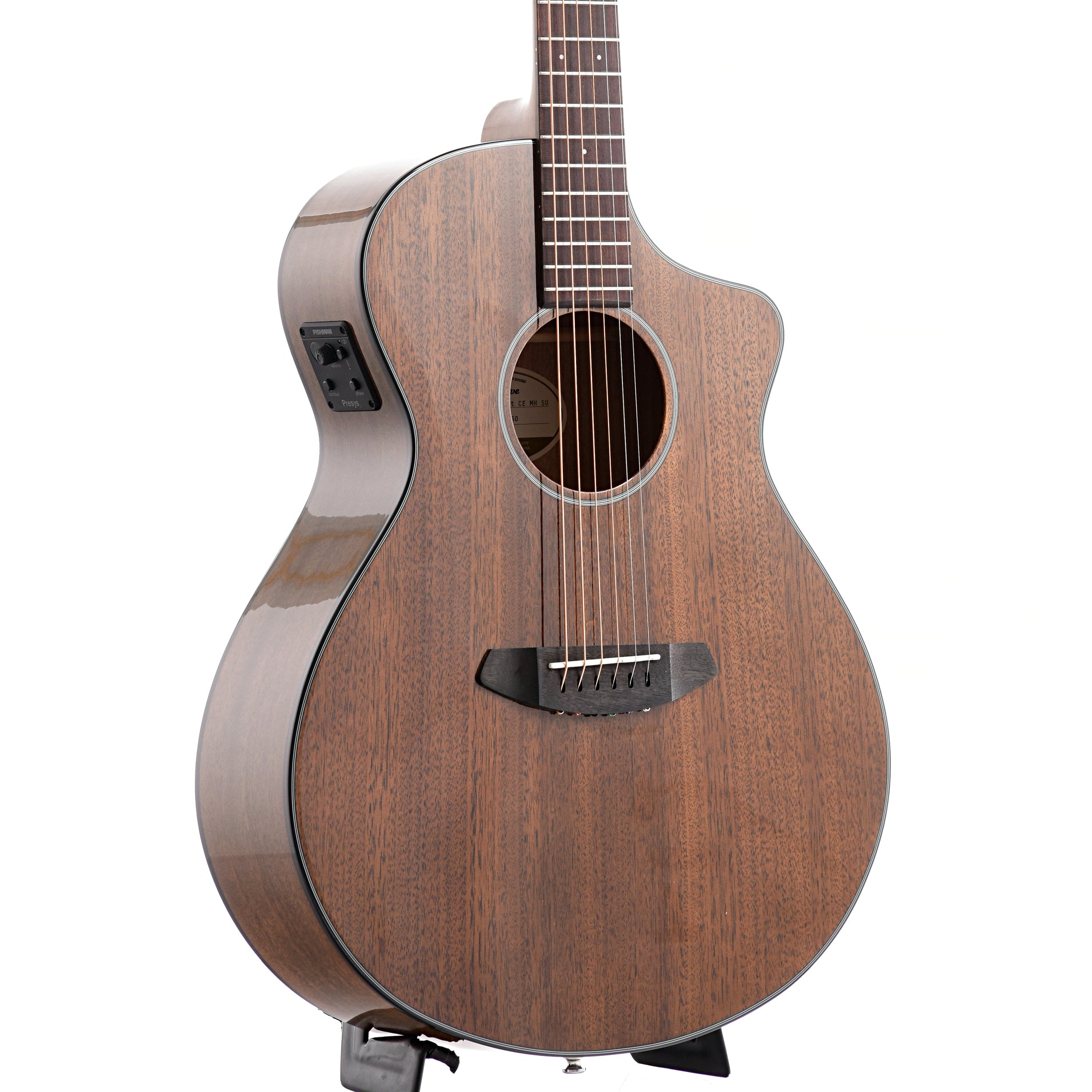 Image 3 of Breedlove Discovery Concert Suede CE Mahogany-Mahogany Acoustic Guitar - SKU# BDSUEDE : Product Type Flat-top Guitars : Elderly Instruments