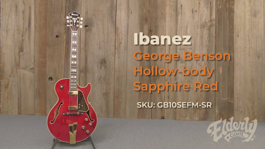 Ibanez George Benson GB10SEFM Hollow-body Guitar, Sapphire Red