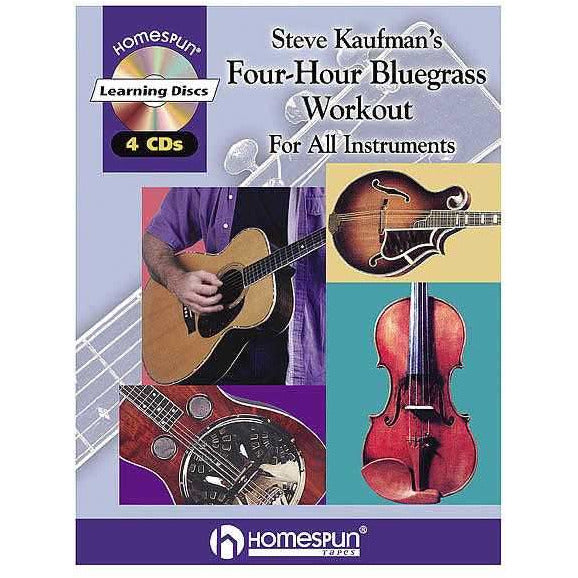 Image 1 of Steve Kaufman's Four-Hour Bluegrass Workout CD Package - SKU# 300-530 : Product Type Media : Elderly Instruments
