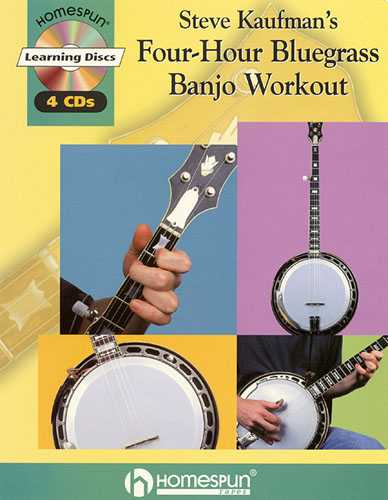 Image 1 of Steve Kaufman's Four-Hour Bluegrass Banjo Workout - SKU# 300-535 : Product Type Media : Elderly Instruments