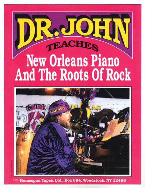 Image 1 of Dr.John Teaches New Orleans Piano and the Roots of Rock - SKU# 300-564 : Product Type Media : Elderly Instruments