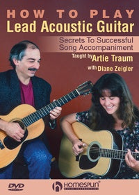 Image 1 of How To Play Lead Acoustic Guitar - Secrets to Successful Song Accompaniment - SKU# 300-D490 : Product Type Media : Elderly Instruments