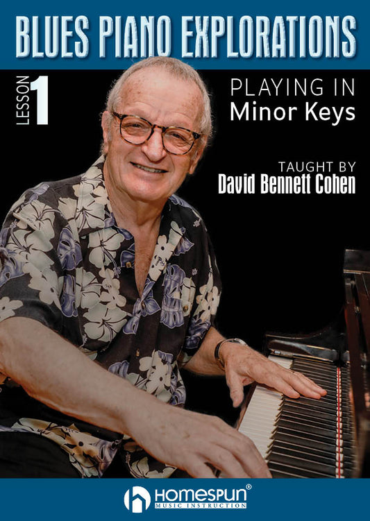 Image 1 of Blues Piano Explorations - Lesson One: Playing in Minor Keys - SKU# 300-D498 : Product Type Media : Elderly Instruments