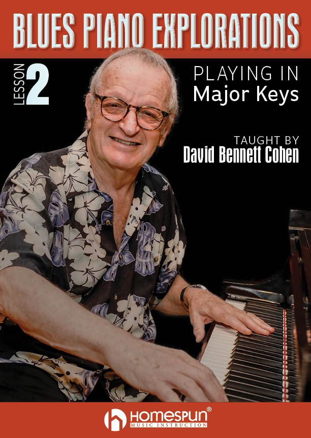 Image 1 of Blues Piano Explorations - Lesson Two: Playing in Major Keys - SKU# 300-D499 : Product Type Media : Elderly Instruments