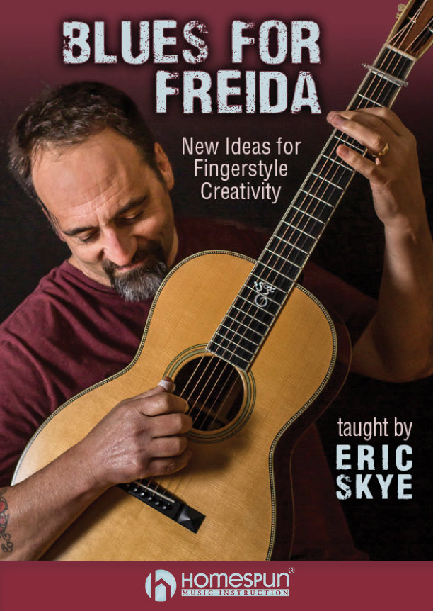 Image 1 of Blues For Freida - New Ideas for Fingerstyle Creativity - SKU# 300-D500 : Product Type Media : Elderly Instruments