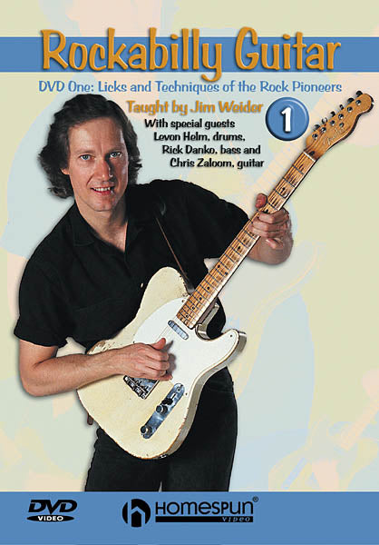 Image 1 of DVD - Rockabilly Guitar: Vol. 1 - Licks & Techniques of the Rock Pioneers - SKU# 300-DVD128 : Product Type Media : Elderly Instruments