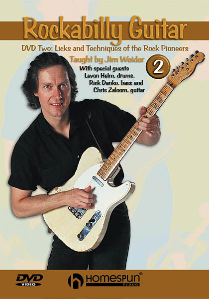 Image 1 of DVD - Rockabilly Guitar: Vol. 2 - Licks & Techniques of the Rock Pioneers - SKU# 300-DVD129 : Product Type Media : Elderly Instruments