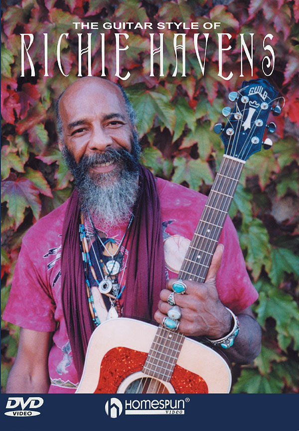 Image 1 of DVD-The Guitar Style of Richie Havens - SKU# 300-DVD16 : Product Type Media : Elderly Instruments