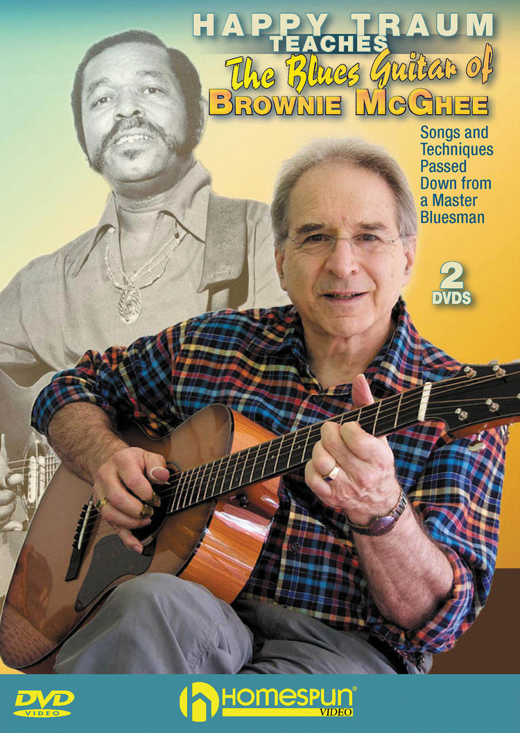 Image 1 of DOWNLOAD ONLY - Happy Traum Teaches the Blues Guitar of Brownie McGhee - SKU# 300-DVD360 : Product Type Media : Elderly Instruments