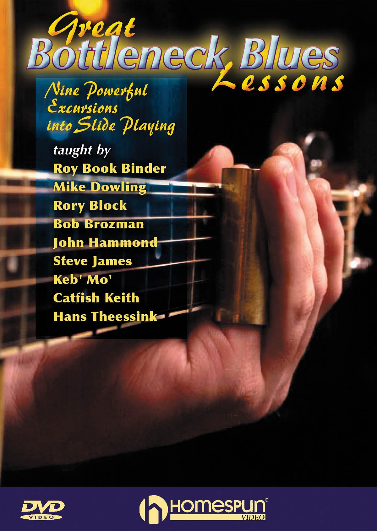 Image 1 of DVD - Great Bottleneck Blues Lessons - SKU# 300-DVD367 : Product Type Media : Elderly Instruments