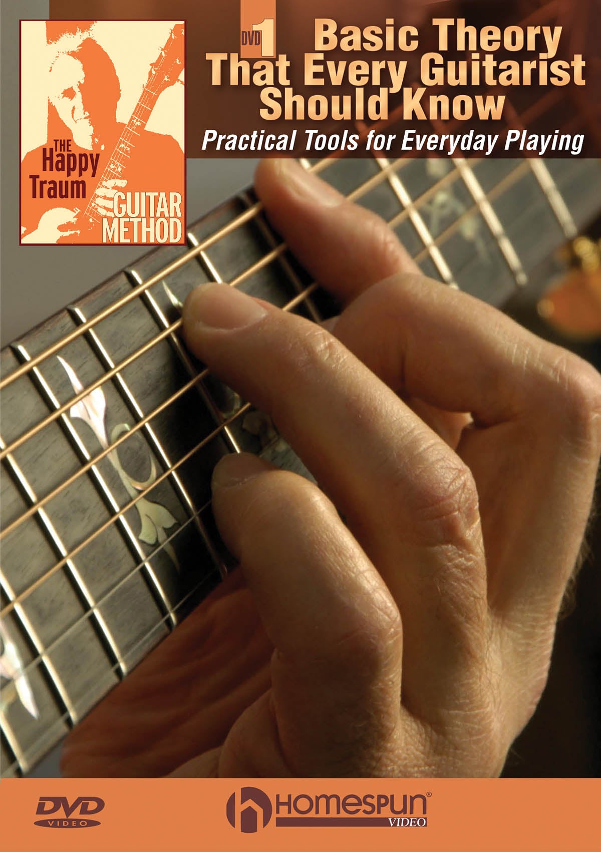 Image 1 of DVD-The Happy Traum Guitar Method: Basic Theory That Every Guitarist Should Know - Vol. 1 - SKU# 300-DVD375 : Product Type Media : Elderly Instruments