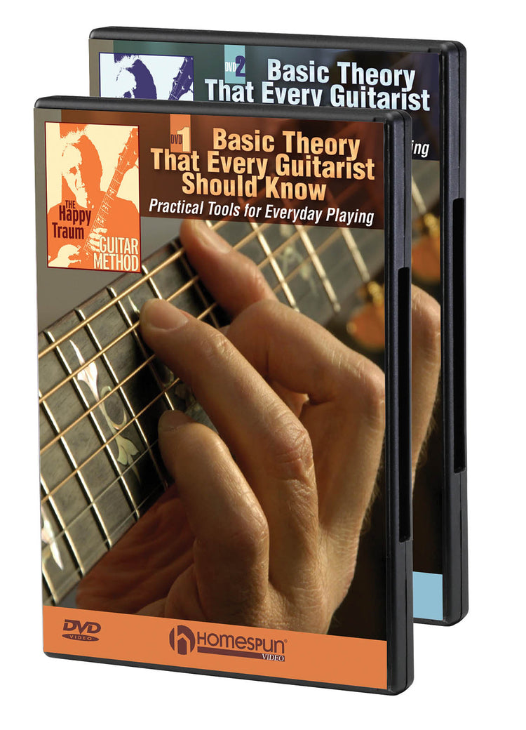 Image 1 of DVD-The Happy Traum Guitar Method: Basic Theory That Every Guitarist Should Know - Two DVD Set - SKU# 300-DVD376SET : Product Type Media : Elderly Instruments