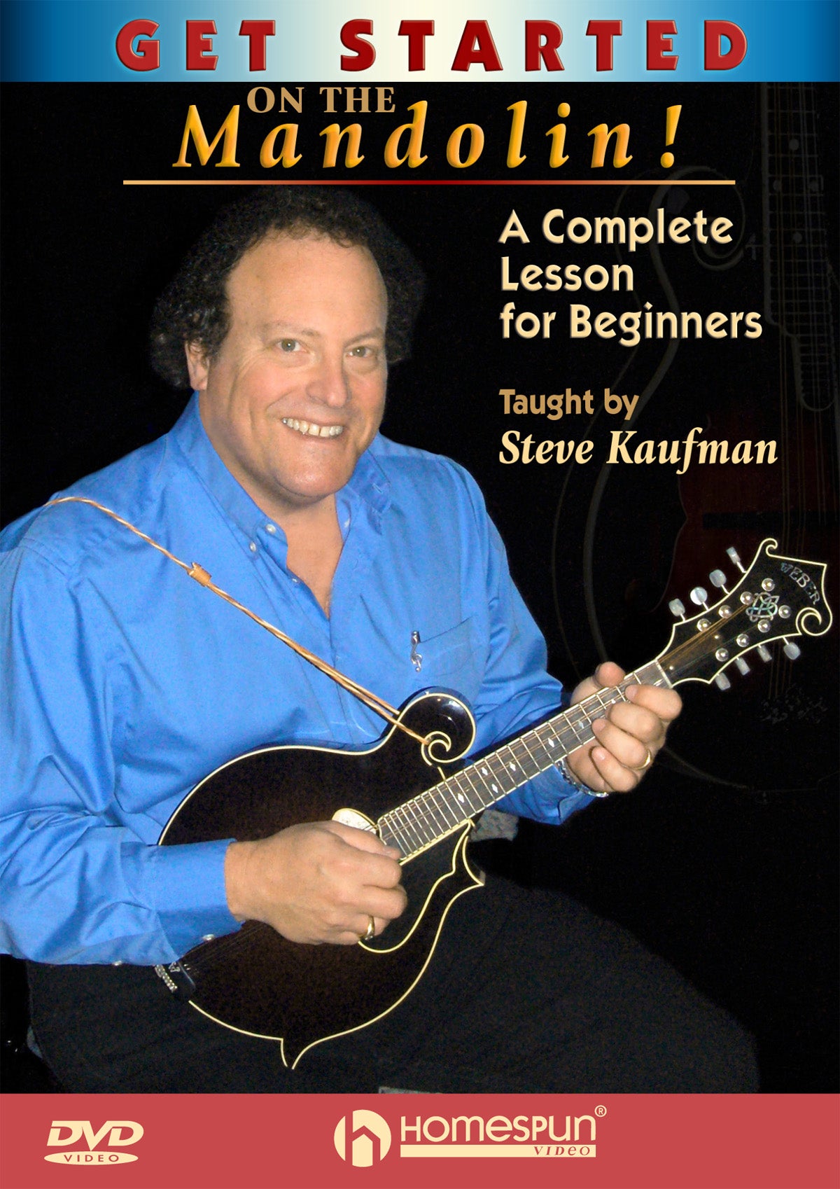 Image 1 of DVD - Get Started On the Mandolin!-A Complete Lesson for Beginners - SKU# 300-DVD403 : Product Type Media : Elderly Instruments