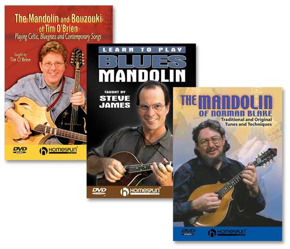 Image 1 of Mandolin Adventures 3-DVD Value Pack - SKU# 300-D450 : Product Type Media : Elderly Instruments
