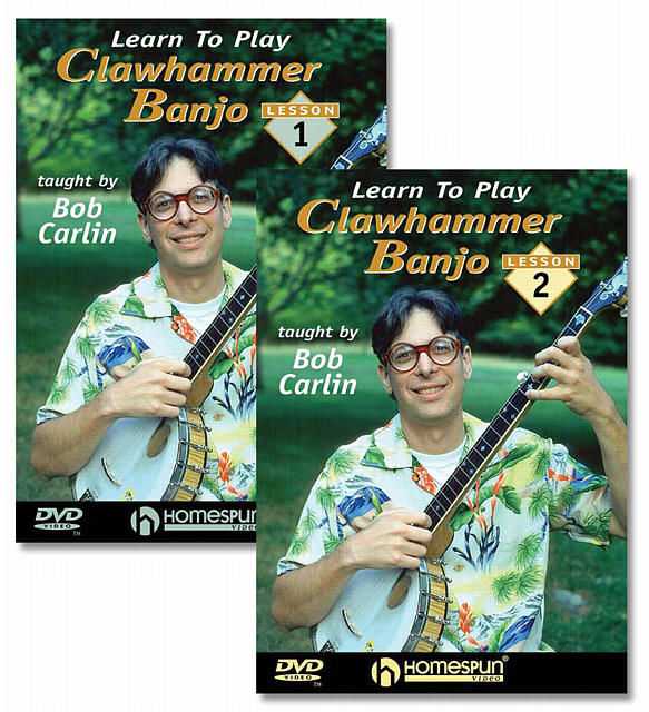 Image 1 of DIGITAL DOWNLOAD ONLY - Learn to Play Clawhammer Banjo: Two DVD Set - SKU# 300-DVD106SET : Product Type Media : Elderly Instruments