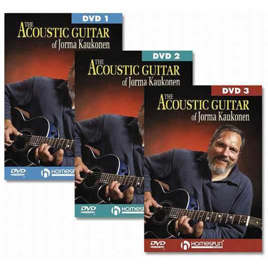 Image 1 of DVD-The Acoustic Guitar of Jorma Kaukonen: Three DVD Set - SKU# 300-DVD115SET : Product Type Media : Elderly Instruments