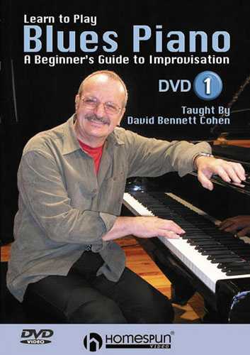 Image 1 of DVD - Learn to Play Blues Piano: Vol. 1-A Beginner's Guide to Improvisation - SKU# 300-DVD120 : Product Type Media : Elderly Instruments