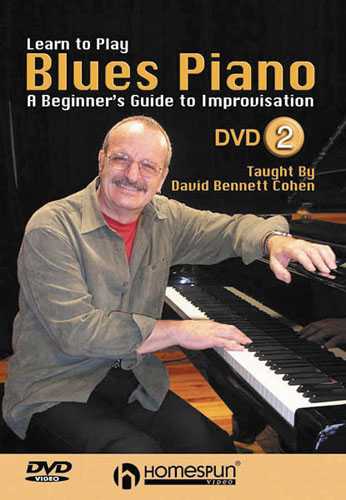 Image 1 of DVD - Learn to Play Blues Piano: Vol. 2-A Beginner's Guide to Improvisation - SKU# 300-DVD121 : Product Type Media : Elderly Instruments