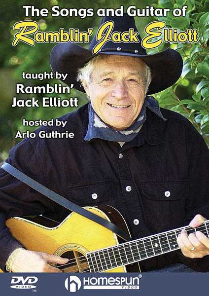 Image 1 of DVD-The Songs and Guitar of Ramblin' Jack Elliott - SKU# 300-DVD122 : Product Type Media : Elderly Instruments